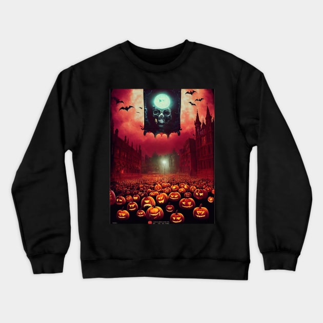 Halloween town death pumpkins Crewneck Sweatshirt by ComicsFactory